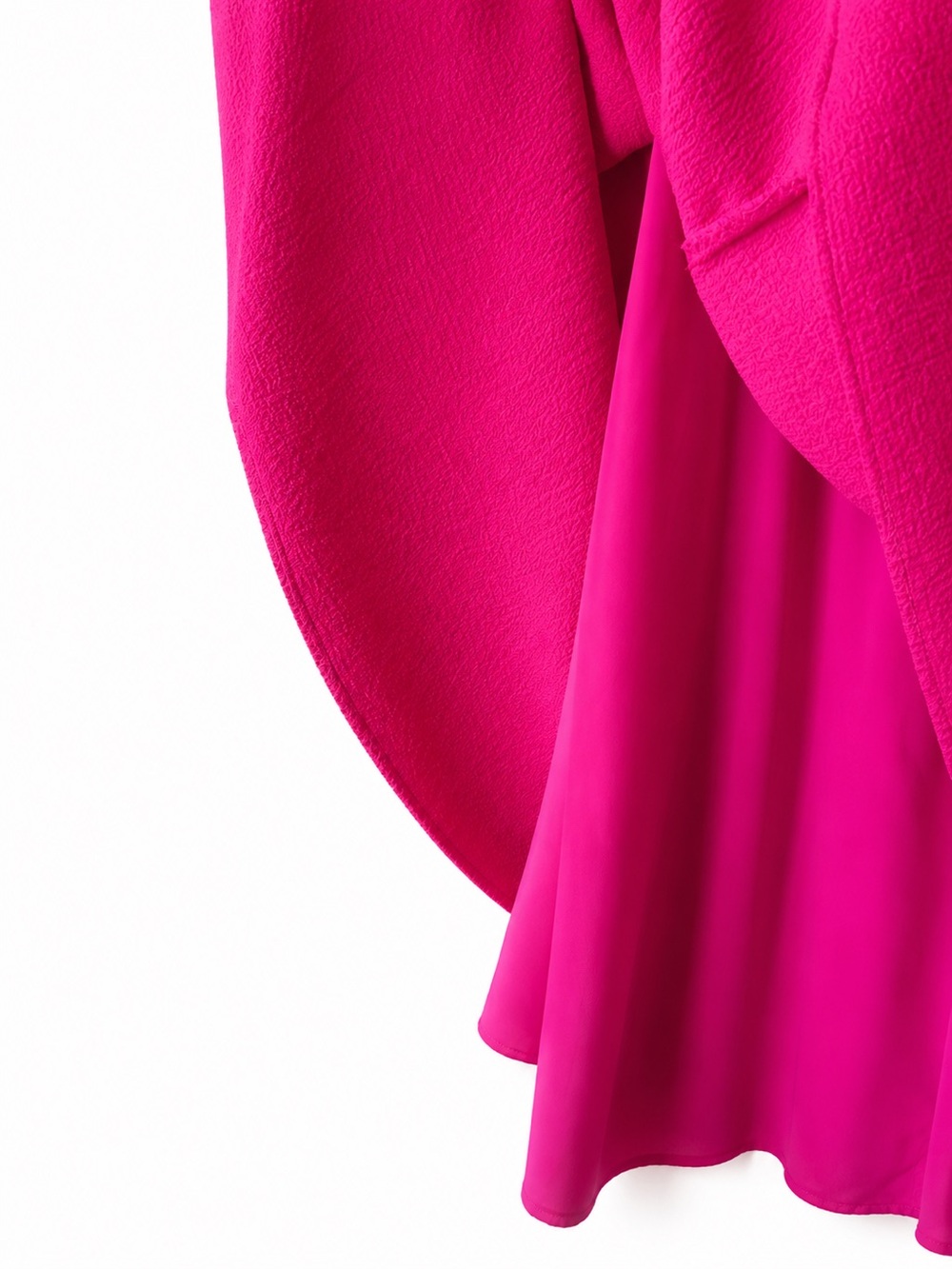 Black Halo ✨ Coralia A-line Dress| Prominent Tie-neck Detail| Vibrant Pink - Picture 6 of 14
